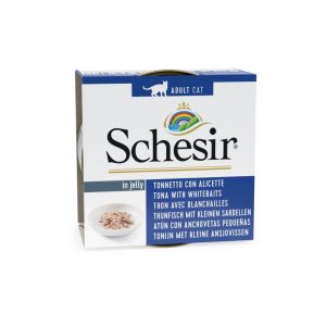 Schesir Cat de Atún con Anchovetas en gelatina 85gr