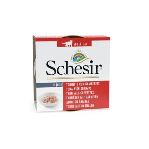 Schesir Cat Atún con Gambas en gelatina 85gr