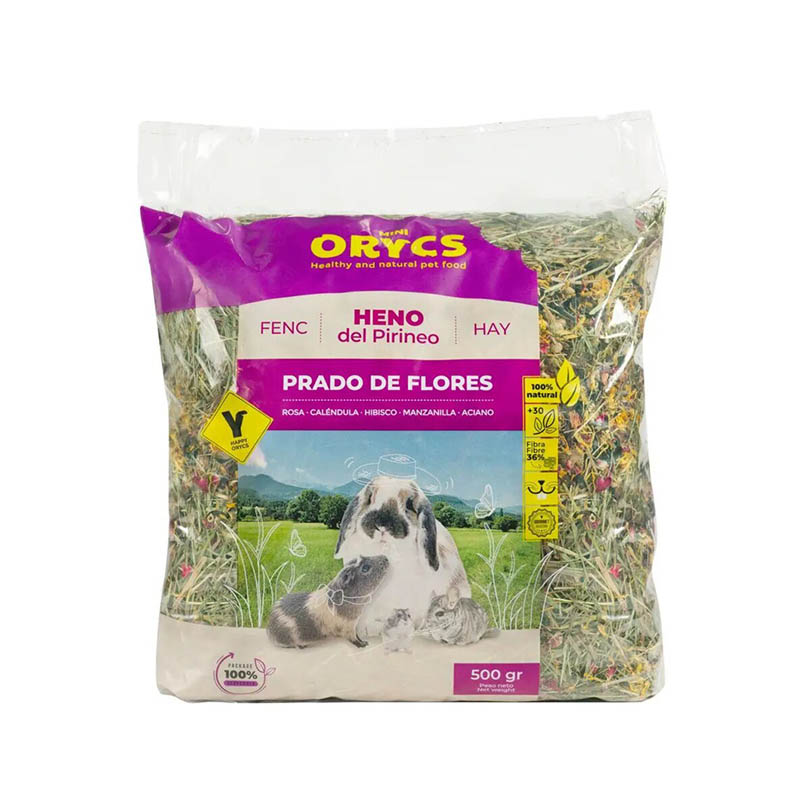 MiniOrycs Heno de Prado de Flores 500gr