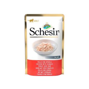 Schesir Cat Pouch Pollo con Lubina en gelatina 85gr