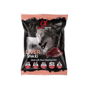 Alpha spirit snack semihúmedo de hígado para perros 50gr