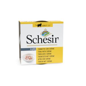 Schesir Cat Atún con Surimi en gelatina 85gr