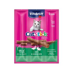 Barritas tiernas para gato Vitakraft cat stick Pato-conejo 3uds.