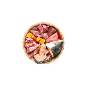 Menu BARF Salmón, Ternera y Frutas Squeaky