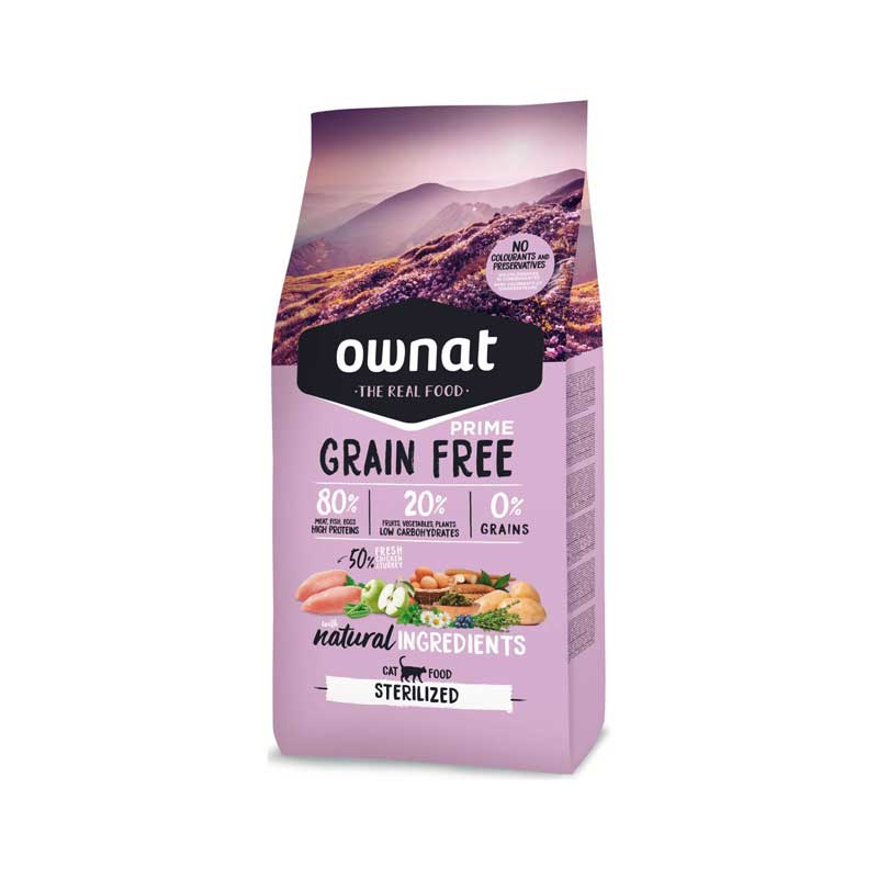 Ownat Grain Free Prime Cat Sterilized