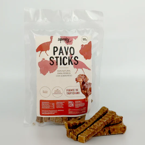 Sticks de Pavo Squeaky 100gr.