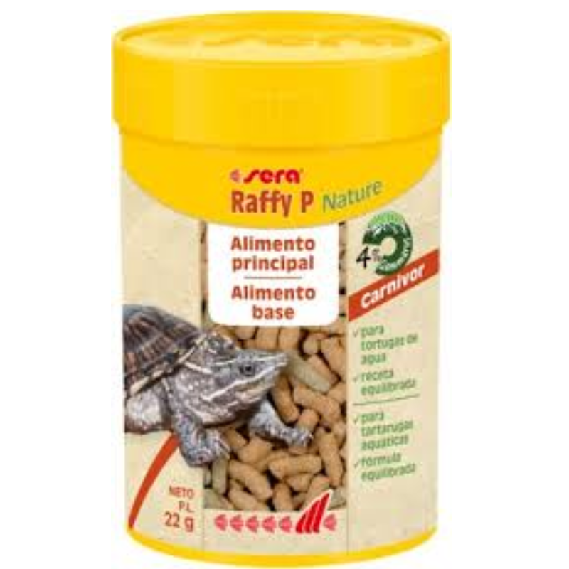Sera Raffy P Nature Sticks para Tortugas Carnívoras