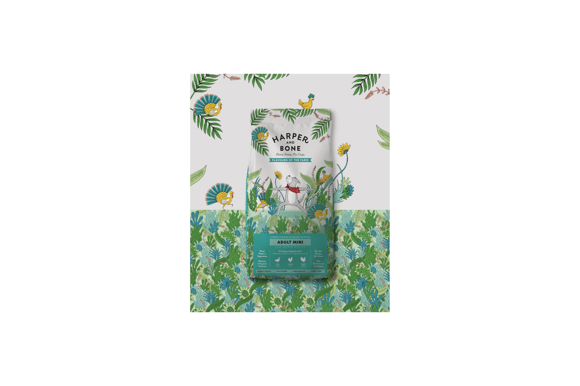 Harper & Bone Flavours of the Farm Mini Adult Dog - Imagen 3