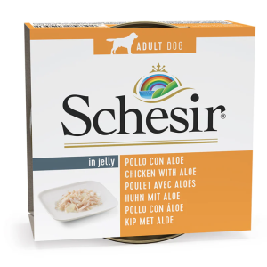 Schesir Dog Pollo con Aloe en gelatina 150gr