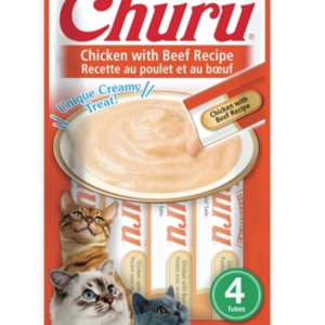 Churu Cat Pollo con Ternera (4X14gr)