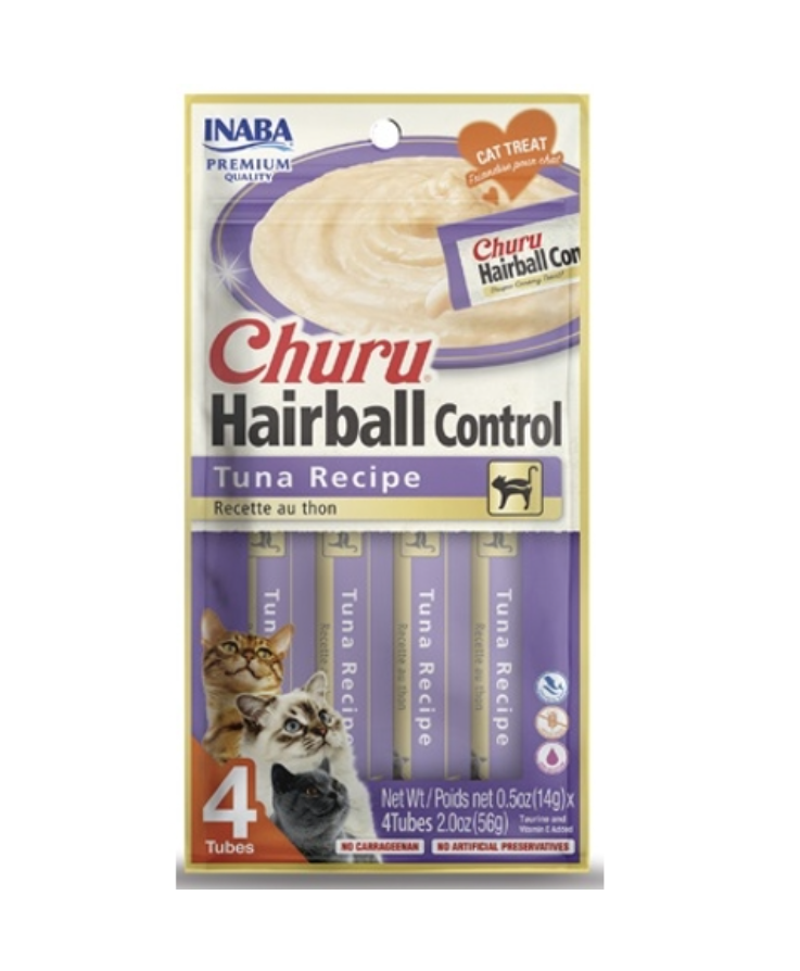 Churu Cat Hairball control Atún (4X14gr)