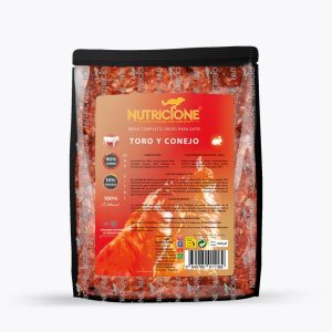 Nutricione Cat Menú Toro y Conejo 500gr